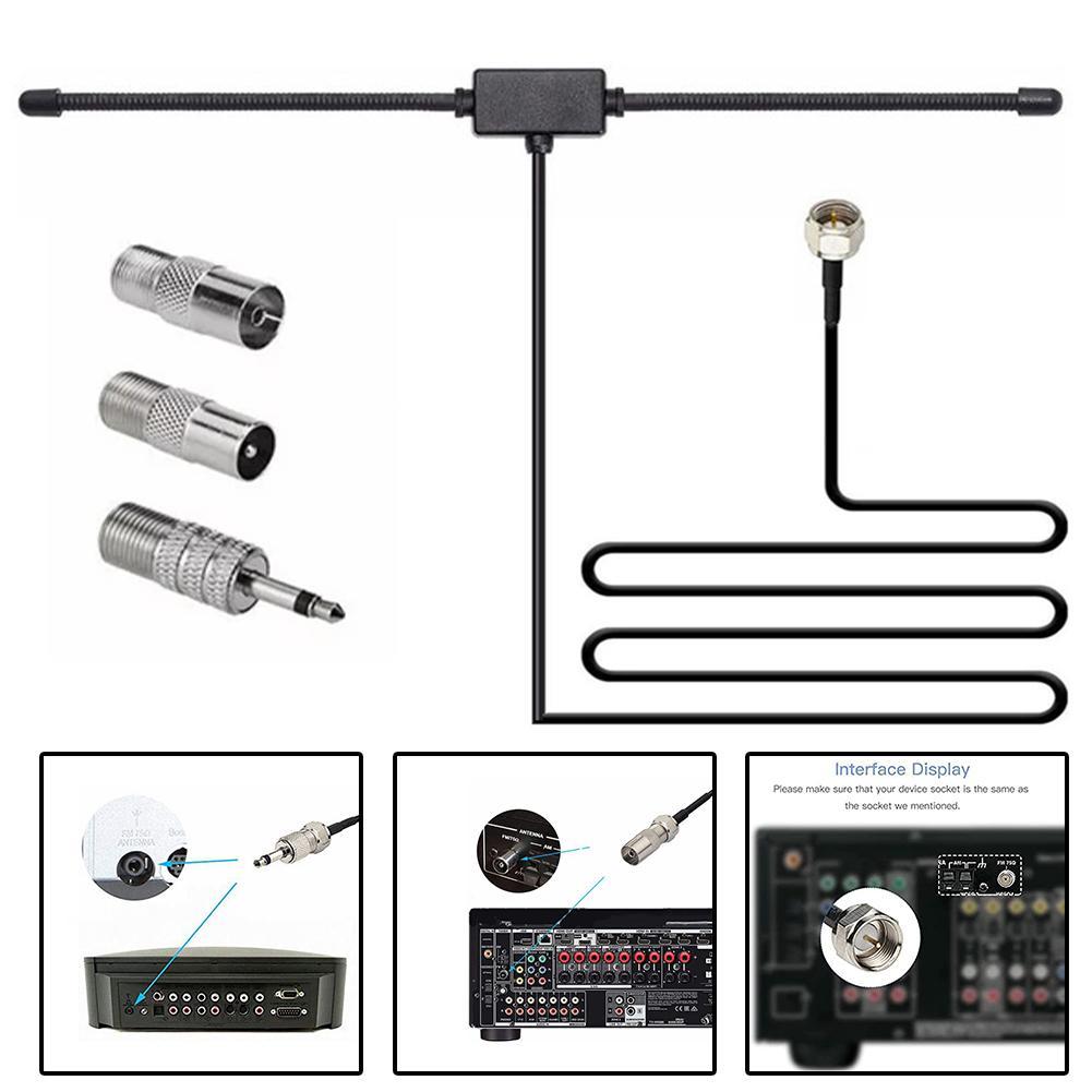 Audio Music System For Home - Antena Radio FM dipol antena, untuk