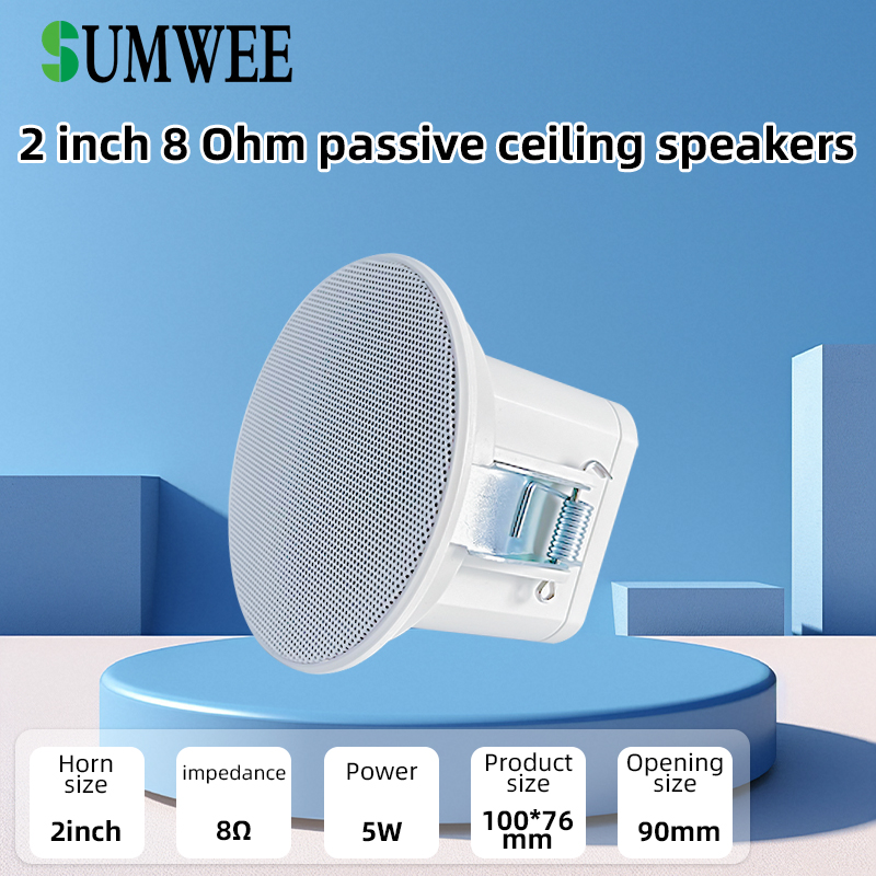 Audio Music System For Home - Speaker Langit-langit Mini 2 Inci 8