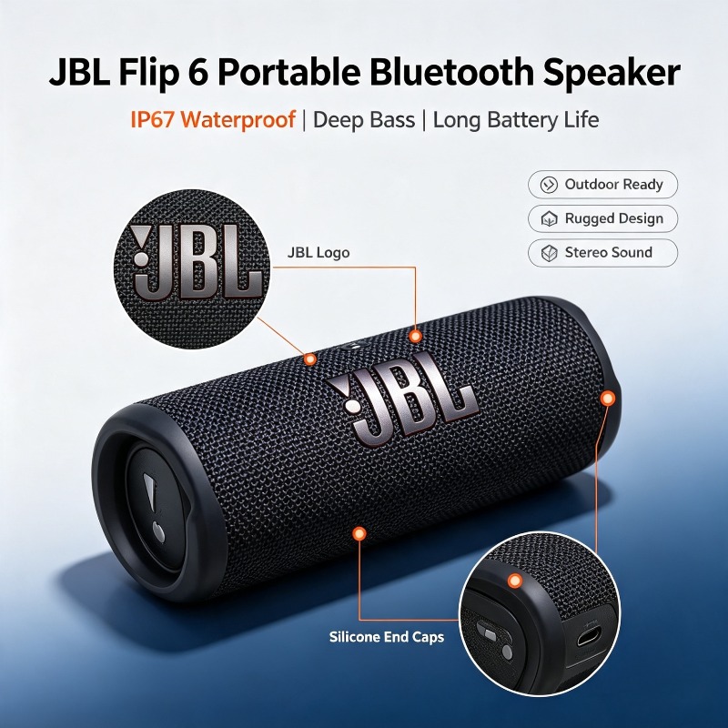 JBL Flip 6 Subwoofer Nirkabel  - Jbl Speaker Flip 6 ulasan dan harga
