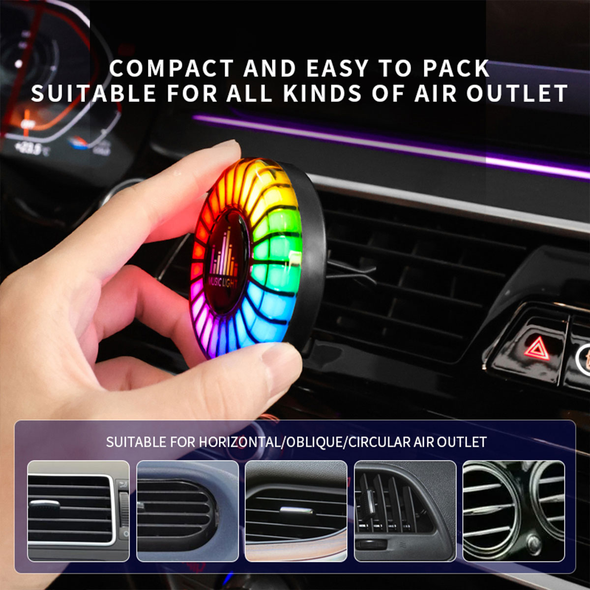 Lampu Ritme Musik Mobil Penyeg - Audio Music Apps ulasan dan harga