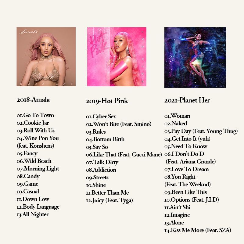 Koleksi Album Musik Doja Cat 6 - Audio With Music ulasan dan harga
