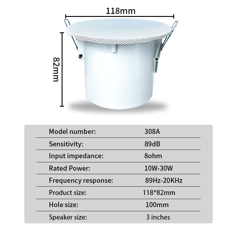 3 inch 8Ohm Speaker suara Surr - Audio Music System For Home ulasan dan harga