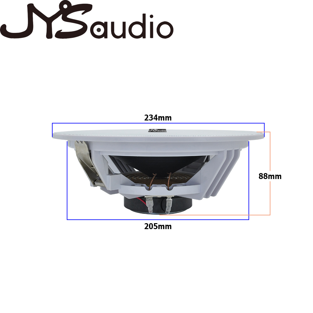 Speaker Plafon 20W Stereo 8 in - Audio Music System For Home ulasan dan harga