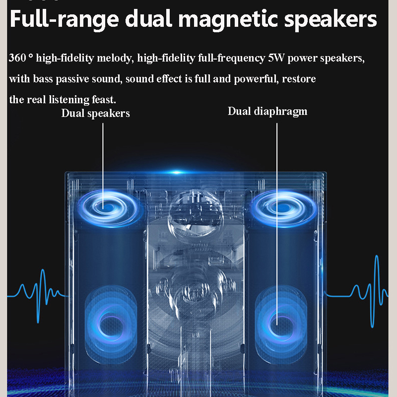Speaker Bluetooth Vintage Mini - Audio Music System For Home ulasan dan harga
