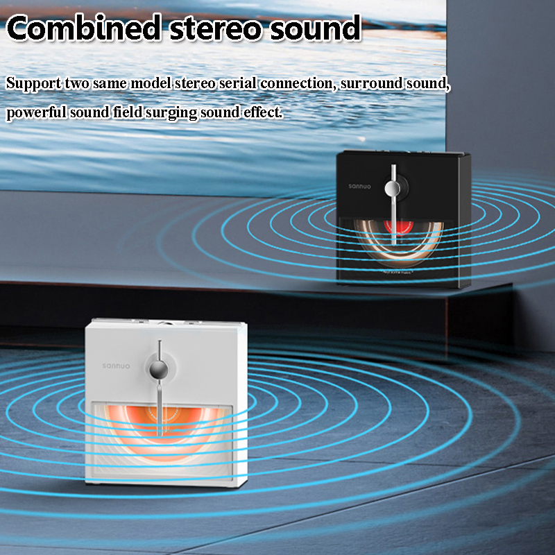 Speaker Bluetooth Vintage Mini - Audio Music System For Home ulasan dan harga