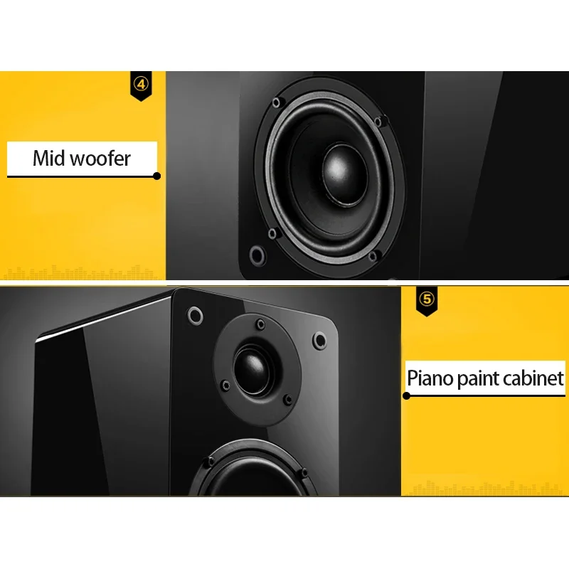 Speaker Rak Buku 60W 4 Inch De - Audio Music System For Home ulasan dan harga