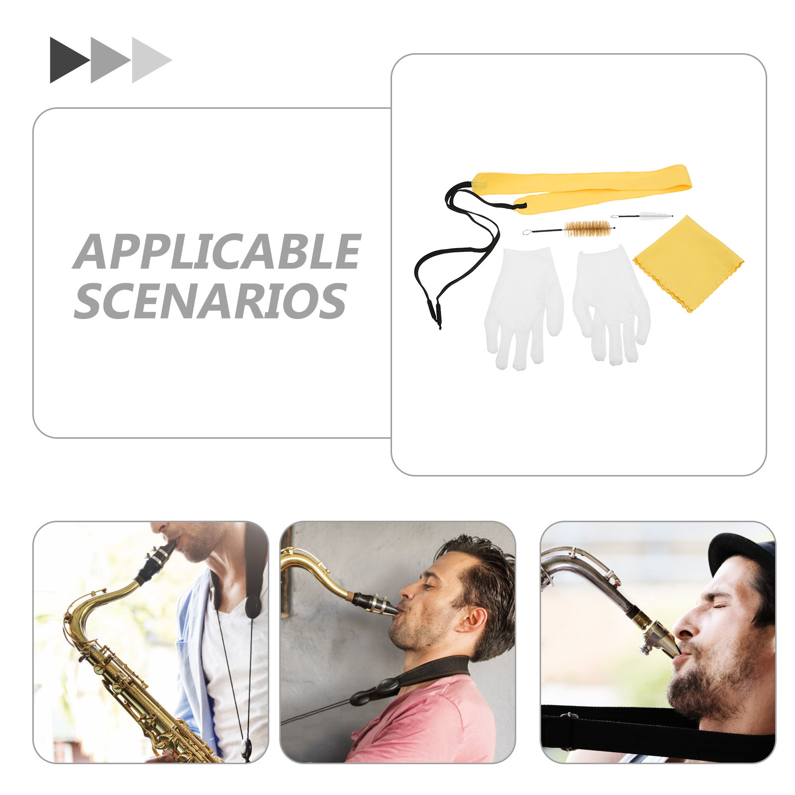 1Set Kit Pembersih Alat Musik  - Clarinet Care Kit ulasan dan harga