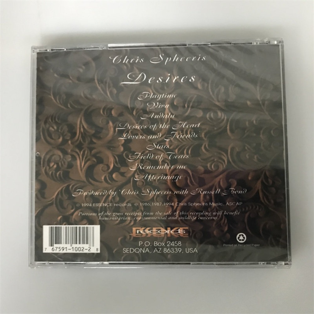 CD 'Desires' Chris Spheeris, A - Audio With Music ulasan dan harga